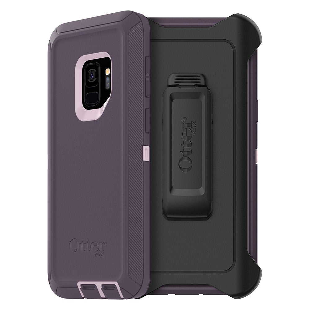OtterBox DEFENDER SERIES Case & Holster for Galaxy S9 Plus - Purple Nebula (Certified Refurbished)