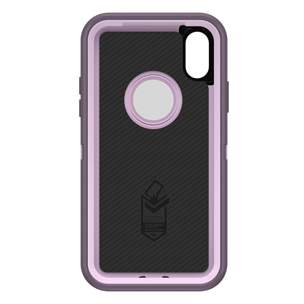 OtterBox DEFENDER SERIES Case & Holster for iPhone X / XS (ONLY) - Purple Nebula (Certified Refurbished)