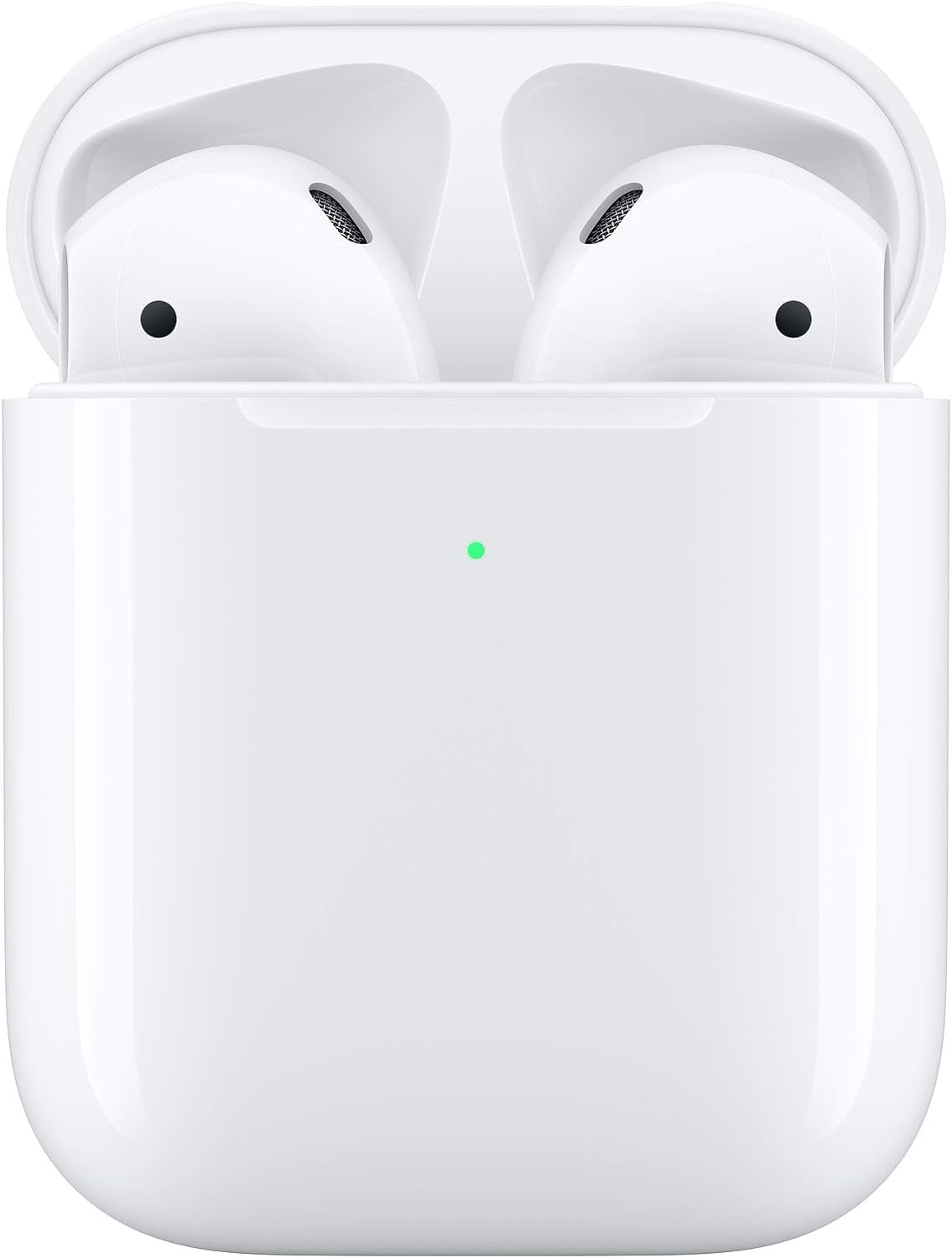 Apple AirPods 2nd Generation with Wireless Charging Case & MFI Cable - White (Certified Refurbished)