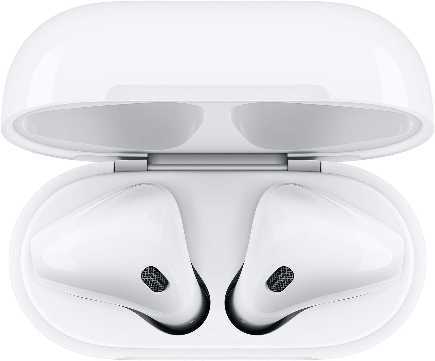 Apple AirPods 2nd Generation with Wireless Charging Case & MFI Cable - White (Certified Refurbished)