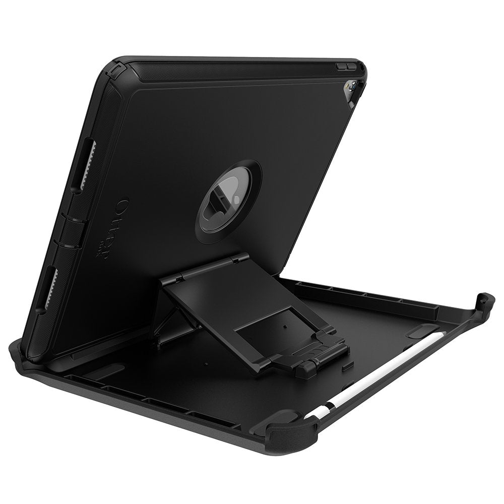 OtterBox DEFENDER SERIES Case & Stand for Apple iPad Pro 9.7" - Black (Certified Refurbished)