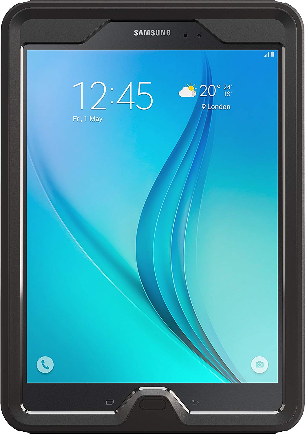 OtterBox DEFENDER SERIES case for Samsung Galaxy Tab A 9.7 - Black (77-52010) (Certified Refurbished)
