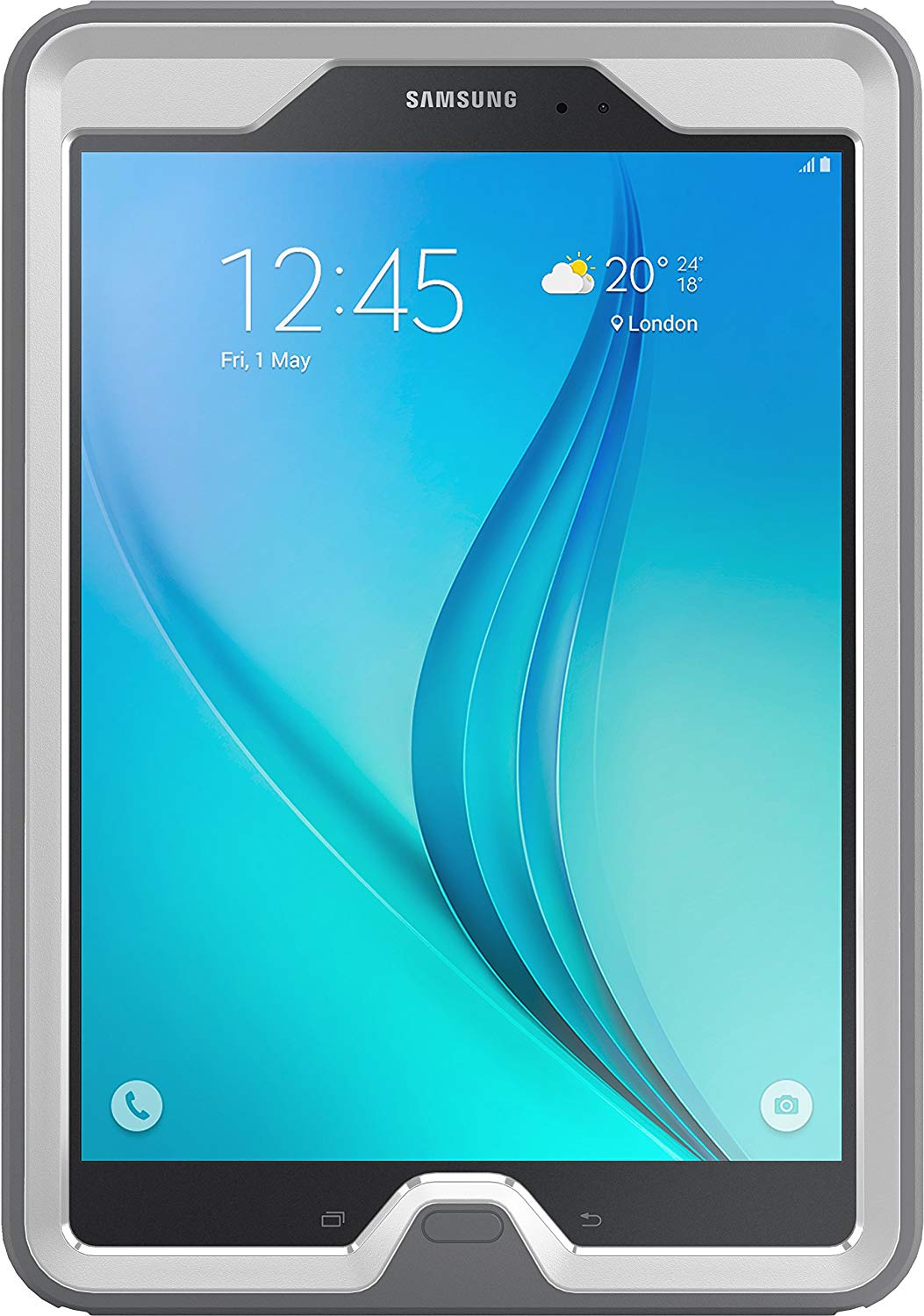 OtterBox DEFENDER SERIES Case & Stand for Galaxy Tab A 9.7 (ONLY) - Glacier (Certified Refurbished)