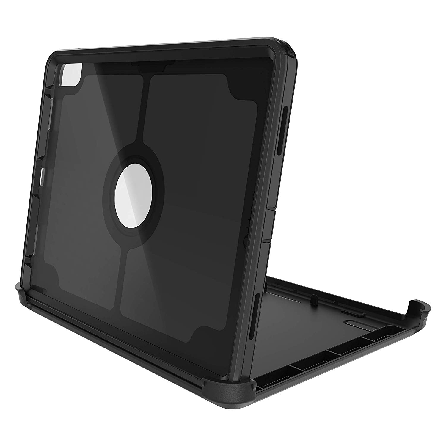 OtterBox DEFENDER SERIES Case & Stand for iPad Pro 12.9'' (3rd Gen) - Black (Certified Refurbished)