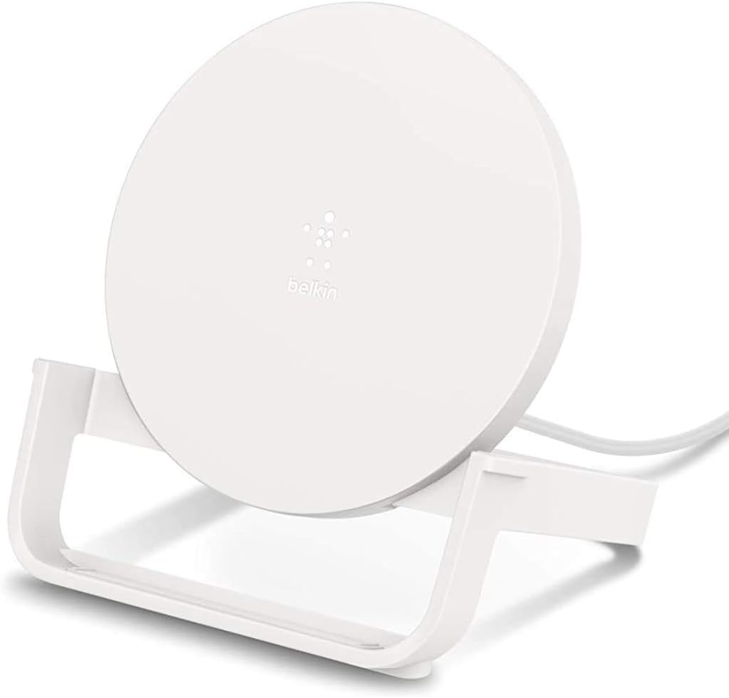 Belkin Boost Up Wireless Charging Stand, 10W - White (Renewed)