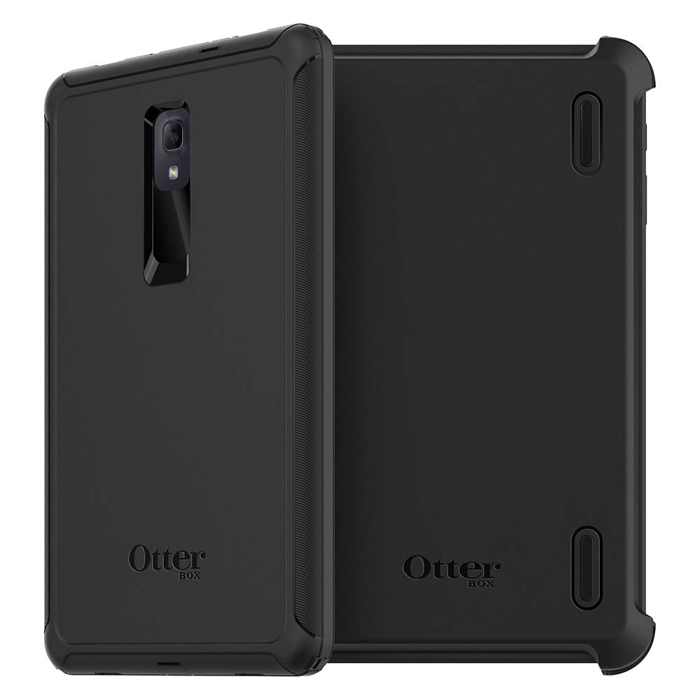 OtterBox DEFENDER SERIES Case & Stand for Samsung Galaxy Tab A 10.5 - Black (Certified Refurbished)