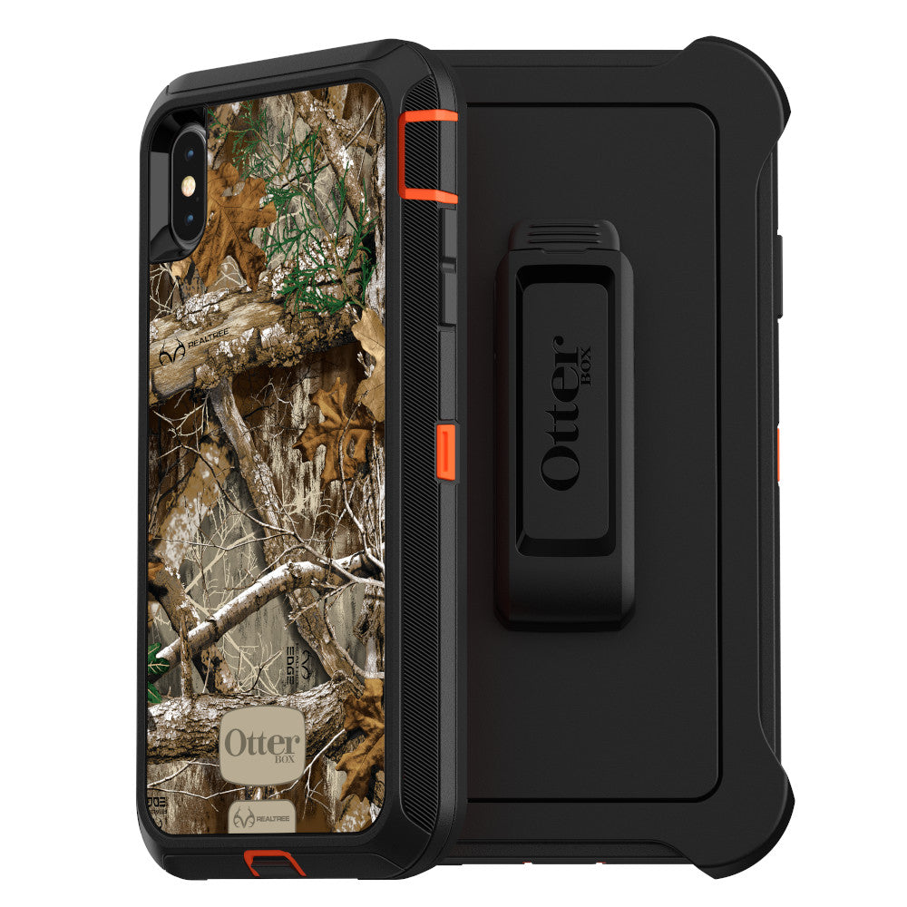 OtterBox DEFENDER SERIES Case & Holster for iPhone XS Max - Realtree Edge (Certified Refurbished)