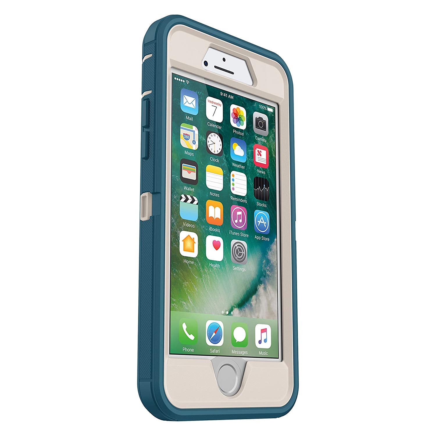 OtterBox DEFENDER SERIES case for iPhone SE/8/7 - Big Sur (77-56606) - Refurbished