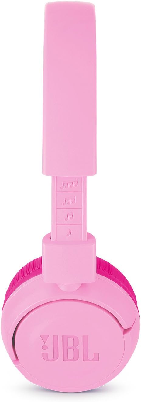 JBL JR 300BT Kids On-Ear Wireless Headphones with Safe Sound Technology - Pink (Certified Refurbished)