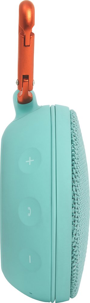 JBL Clip 2 Waterproof Portable Wireless Bluetooth Speaker with Mic - Teal (Certified Refurbished)