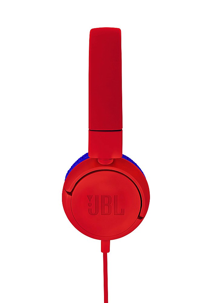 JBL JR300 Kids Folding Wired On-Ear Headphones - Red (Certified Refurbished)