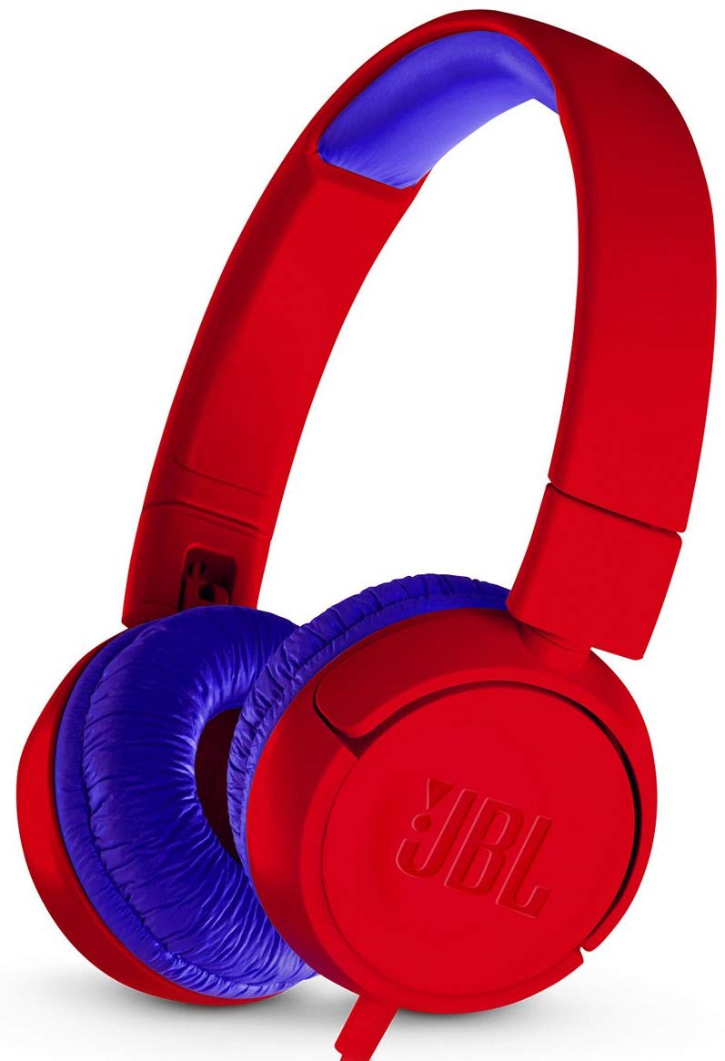 JBL JR300 Kids Folding Wired On Ear Headphones - Red (Pre-Owned)