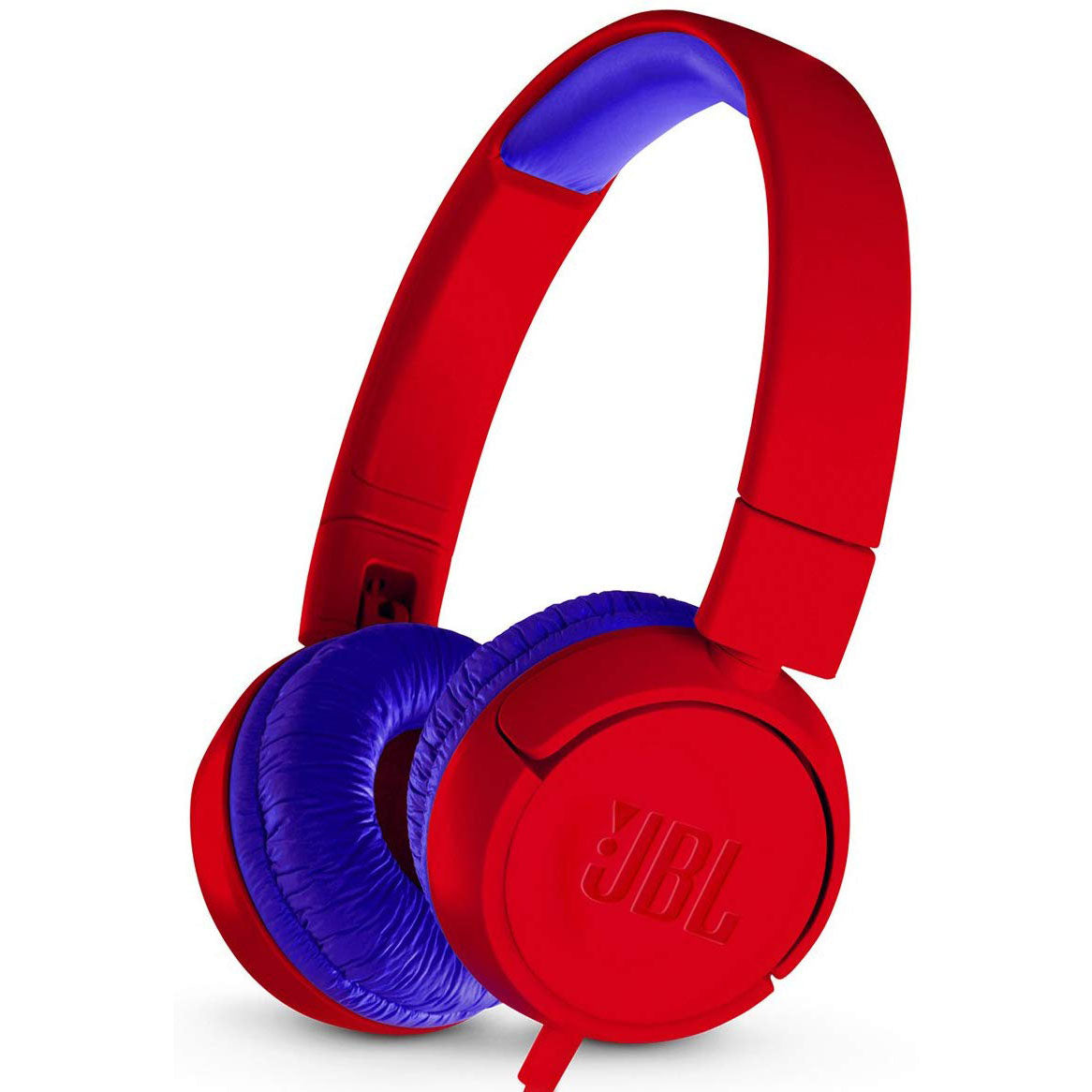 JBL JR300 Kids Folding Wired On-Ear Headphones - Red (Certified Refurbished)