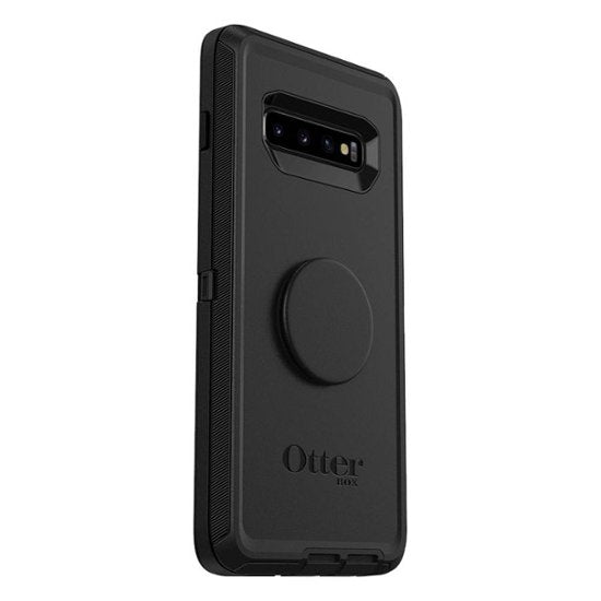 OtterBox Otter+Pop DEFENDER SERIES Case for Samsung Galaxy S10+ - Black (Certified Refurbished)