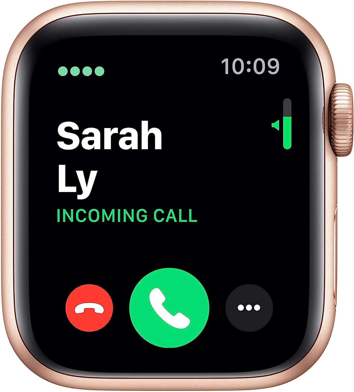 Apple Watch Series 5 GPS+LTE w/ 44MM Gold Aluminum Case & Pink Sand Sport Band (Certified Refurbished)
