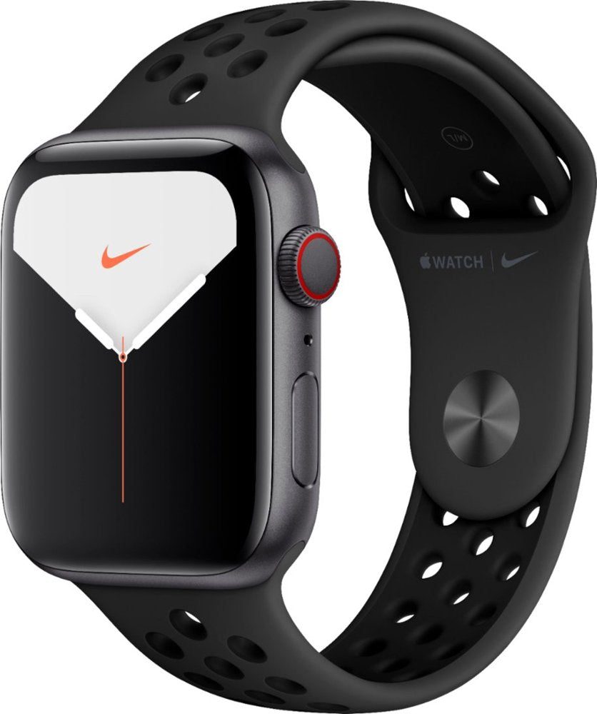 Apple Watch Nike Series 5 GPS+LTE 44MM Space Gray Case & Anthracite / Black Band (Certified Refurbished)
