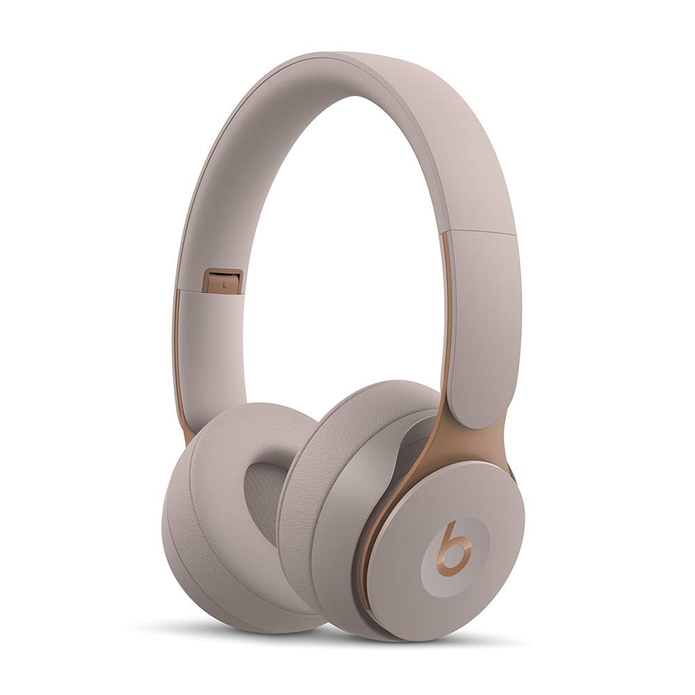 Beats Solo Pro Wireless Noise Cancelling On-Ear Headphones - Gray (Renewed)