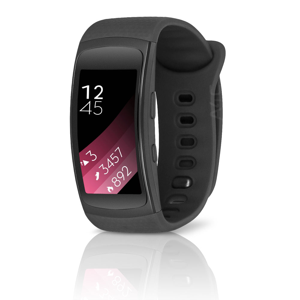 Samsung Gear Fit 2 Smartwatch with GPS Sports Band Black - Large (Certified Refurbished)