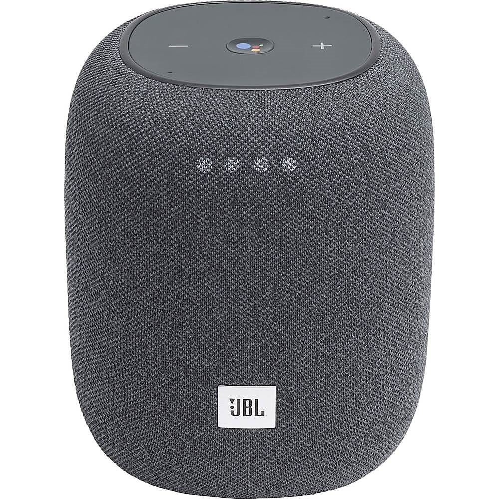 JBL Link Smart Portable Wi-Fi and Bluetooth Speaker with Google Assistant - Gray (Refurbished)