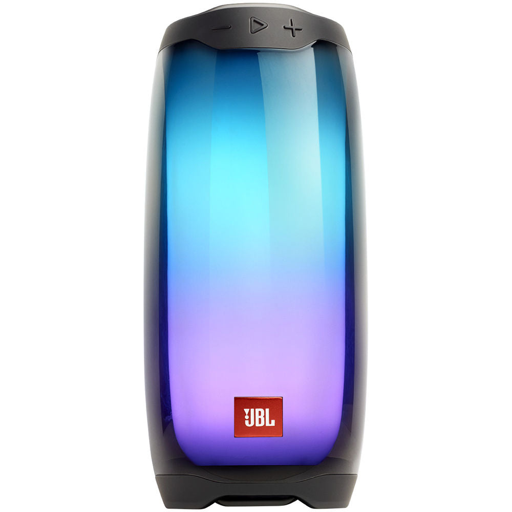 JBL Pulse 4 Waterproof Portable Bluetooth Speaker with Light Show - Black (Certified Refurbished)