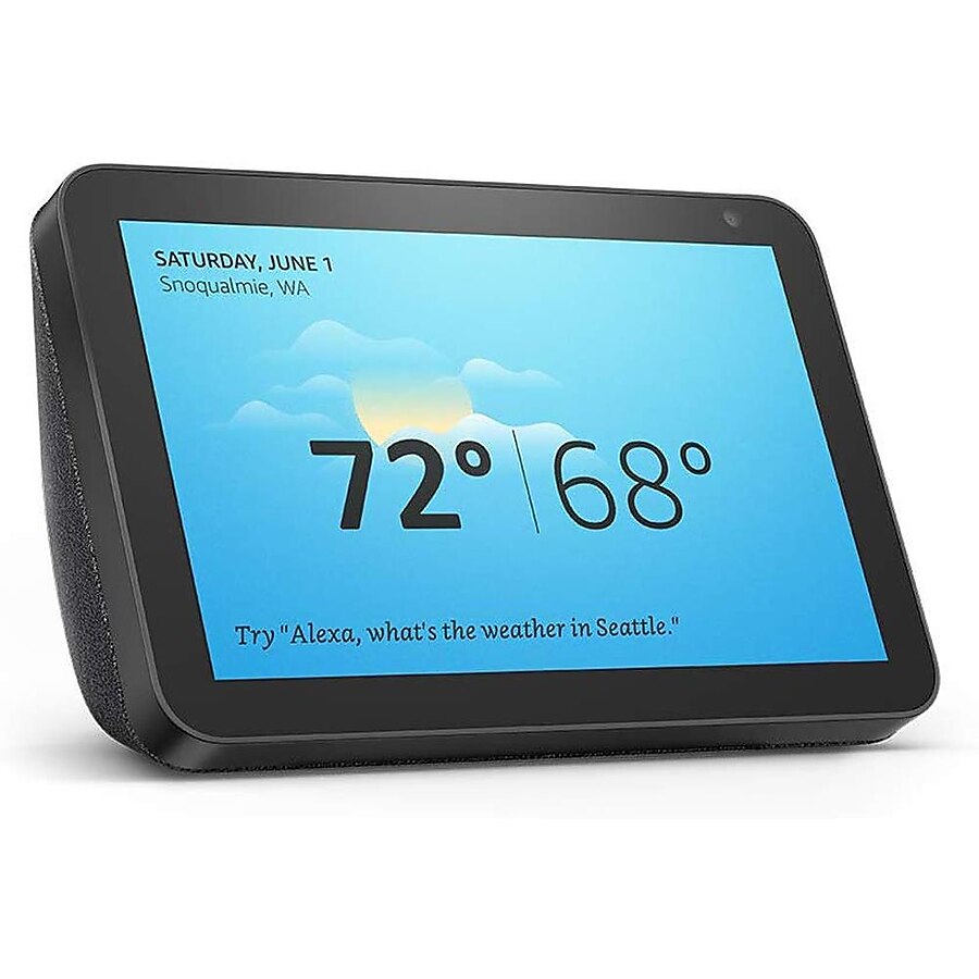Amazon Echo Show 8 HD Smart Display with Alexa - Charcoal (Certified Refurbished)