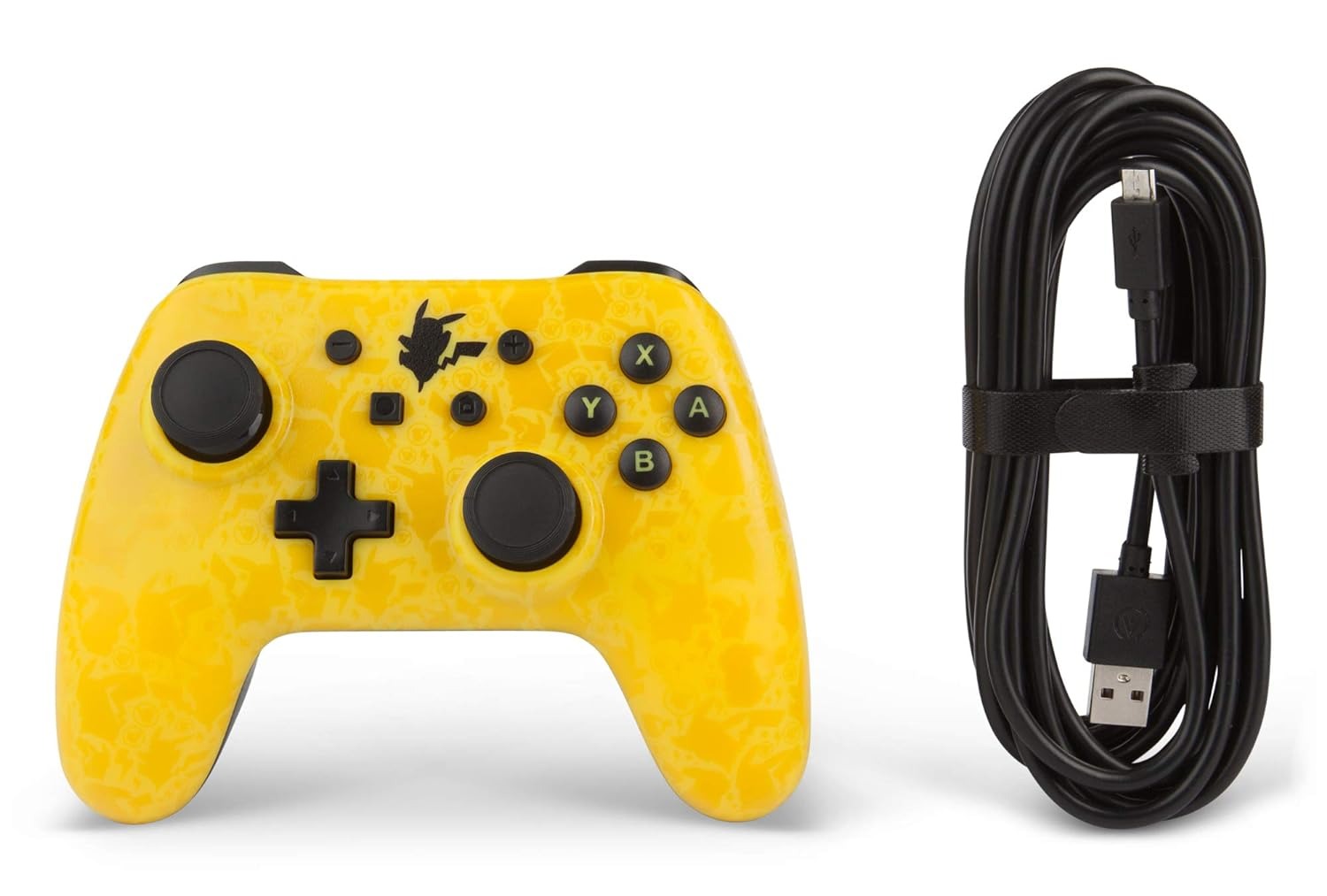 PowerA Pokemon Wired Controller For Nintendo Switch - Pikachu Silhouette (Certified Refurbished)