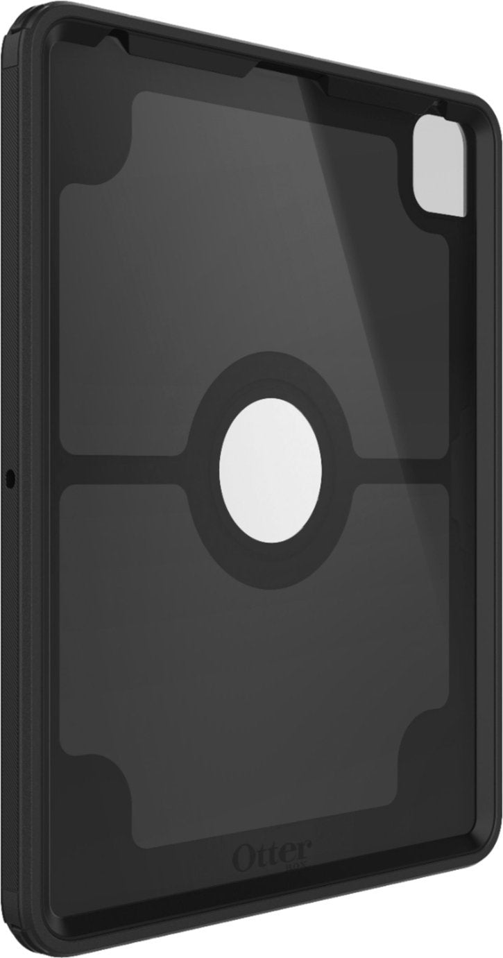 OtterBox DEFENDER SERIES Case & Stand for iPad Pro 12.9'' 4th Gen - Black (Certified Refurbished)