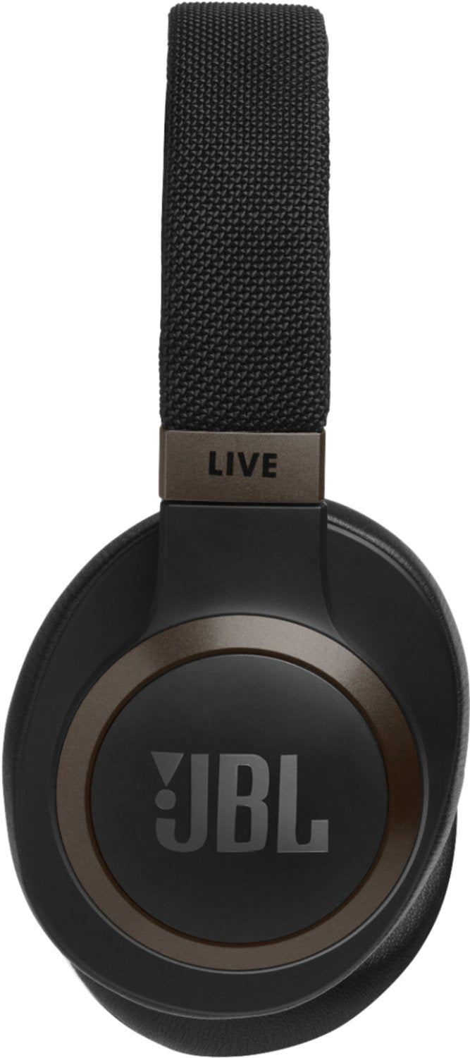 JBL LIVE 650BTNC Wireless Over-Ear Noise-Cancelling Headphones - Black (Certified Refurbished)