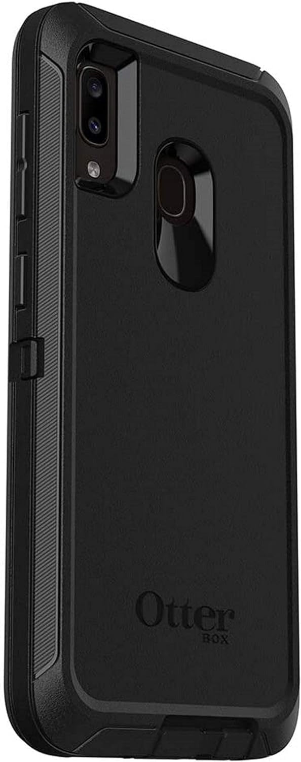 OtterBox DEFENDER SERIES Case & Holster for Samsung Galaxy A20 - Black (Certified Refurbished)