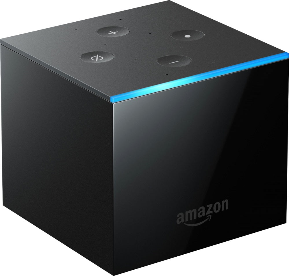 Amazon Fire TV Cube 16GB 2nd Gen Streaming Media Player with Voice Remote - Black (Renewed)