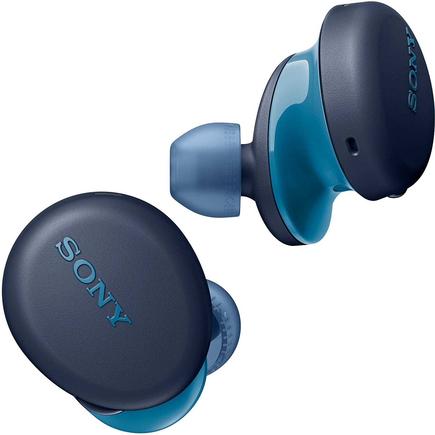 Sony WF-XB700 Wireless Extra Bass Bluetooth Earbud Headphones - Blue (Refurbished)