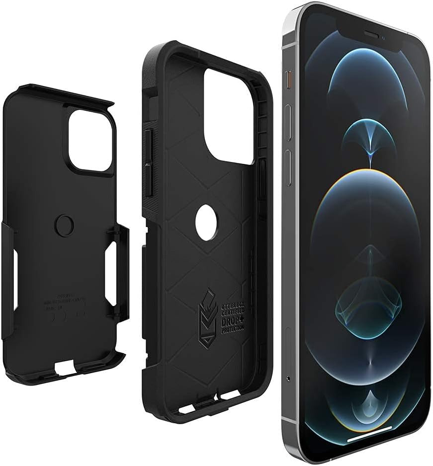 OtterBox COMMUTER SERIES Case for Apple iPhone 12 / iPhone 12 Pro - Black (Certified Refurbished)