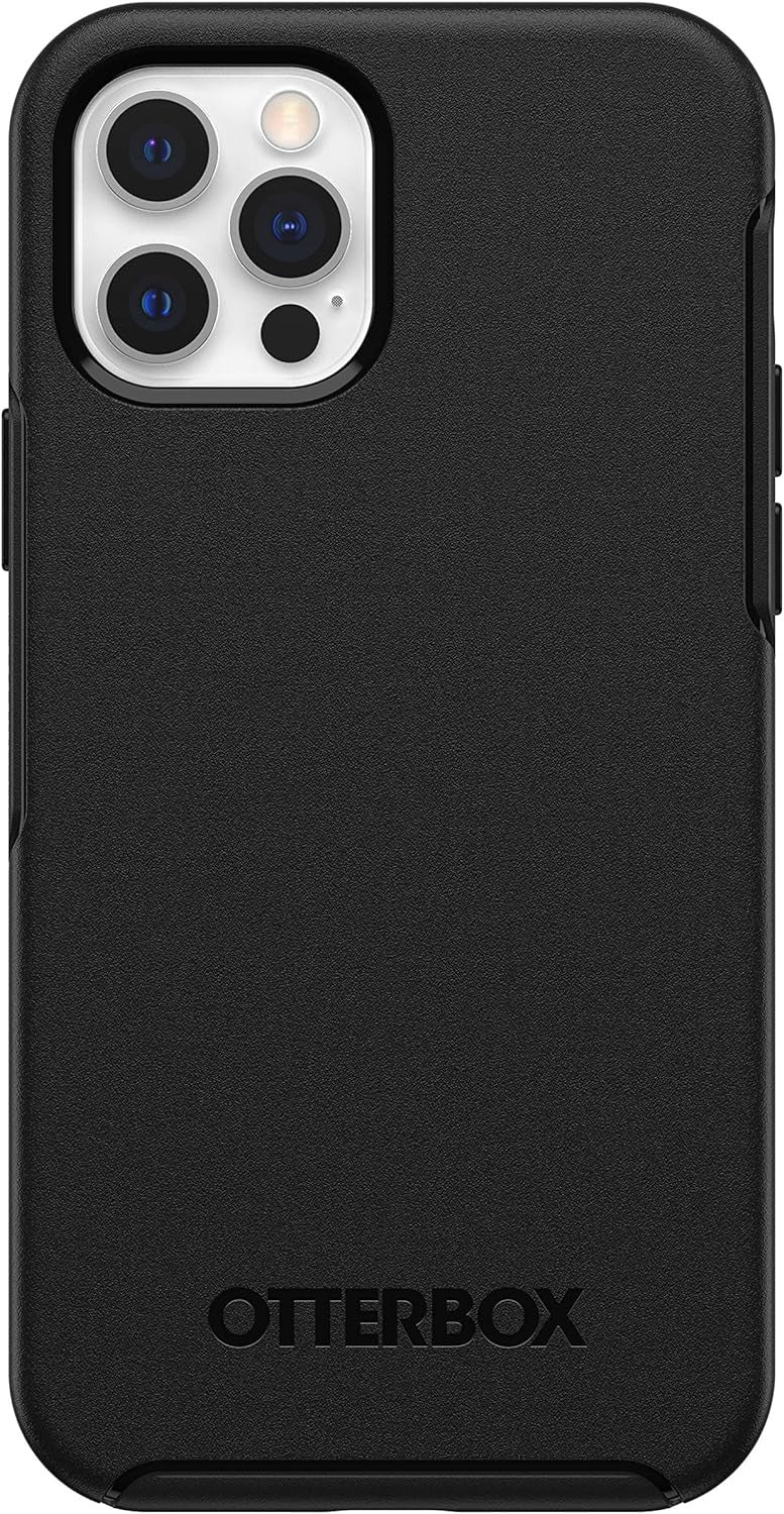 OtterBox SYMMETRY SERIES Case for Apple iPhone 12/12 Pro - Black (Certified Refurbished)
