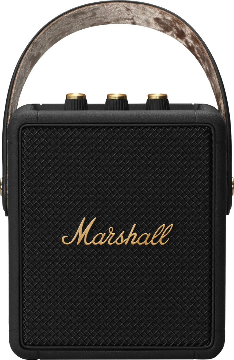 Marshall Stockwell II Portable Bluetooth Speaker - Black & Brass (Certified Refurbished)