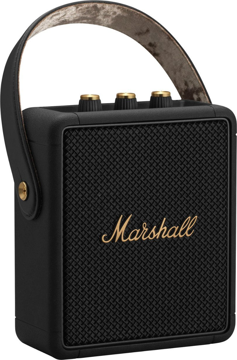 Marshall Stockwell II Portable Bluetooth Speaker - Black & Brass (Certified Refurbished)