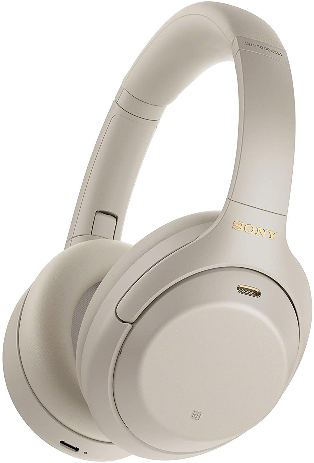 Sony WH-1000XM4 Wireless Noise-Cancelling Over-the-Ear Headphones - Silver (Renewed)