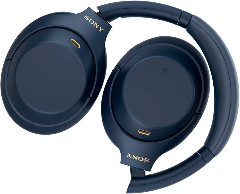 Sony WH-1000XM4 Wireless Noise-Cancelling Over Ear Headphones - Midnight Blue (Certified Refurbished)