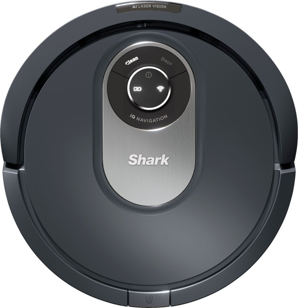 Shark Al Robot RV2001 Wifi Connected Robot Vacuum w/AI Laser Vision - Gray (Certified Refurbished)