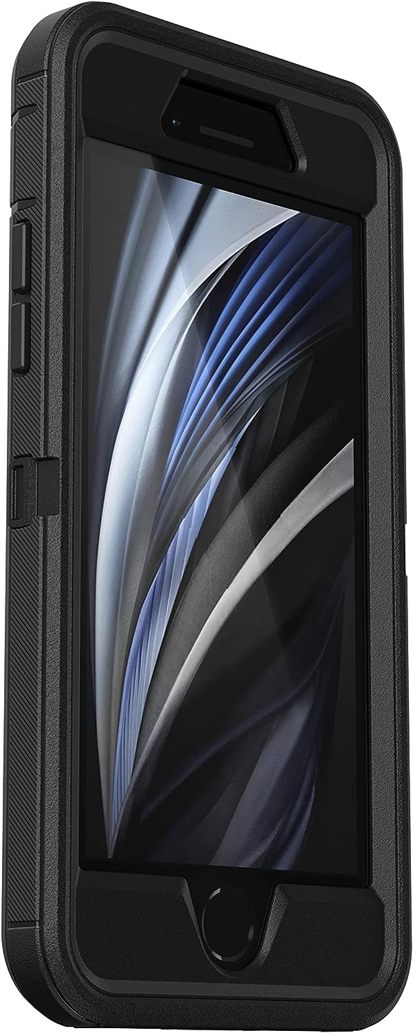 OtterBox DEFENDER SERIES Case for iPhone SE (2nd gen) / iPhone 8/7 - Black (Certified Refurbished)