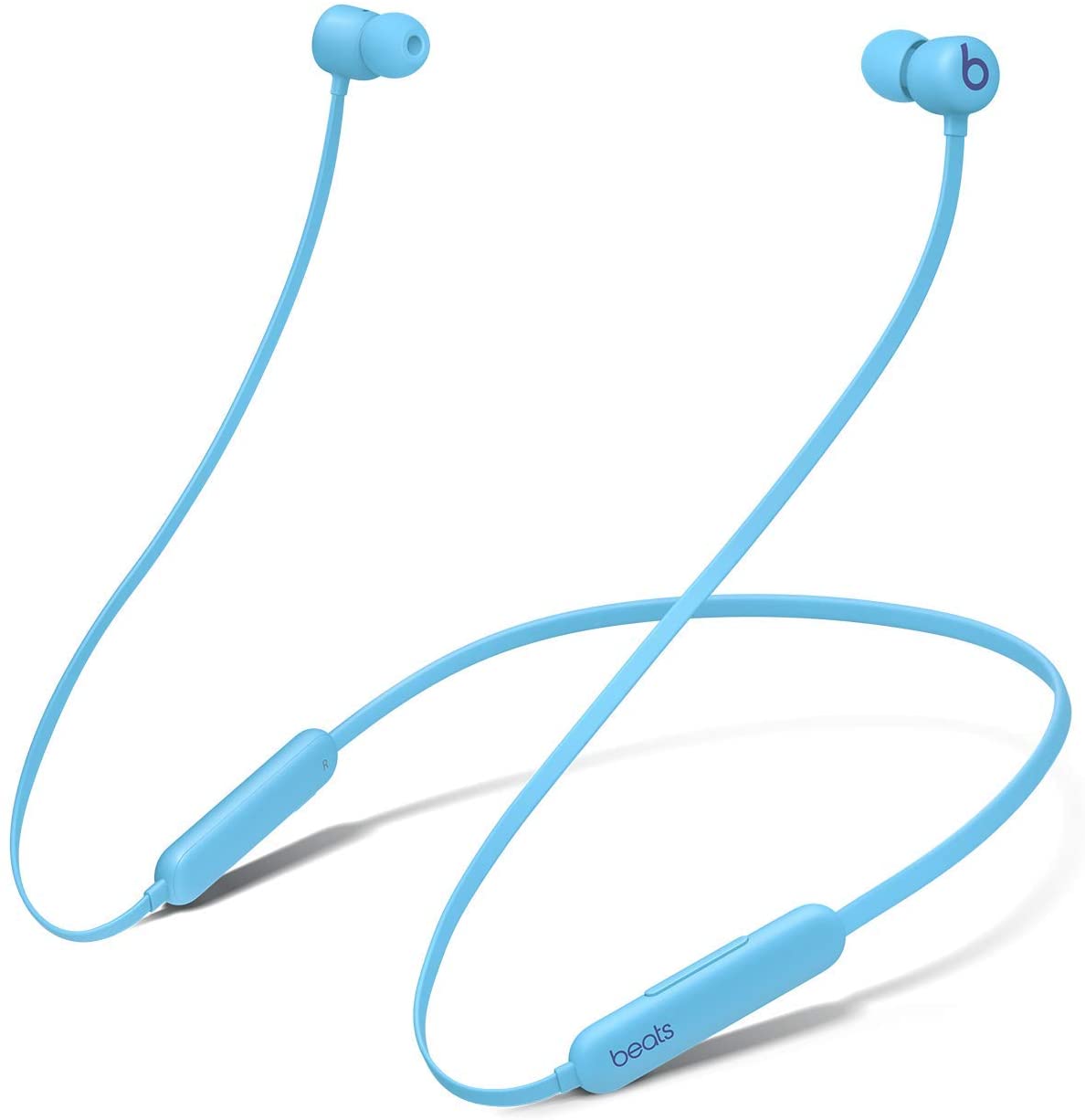 Beats Flex Wireless Portable Bluetooth Earbuds Built-in Microphone - Flame Blue (Renewed)
