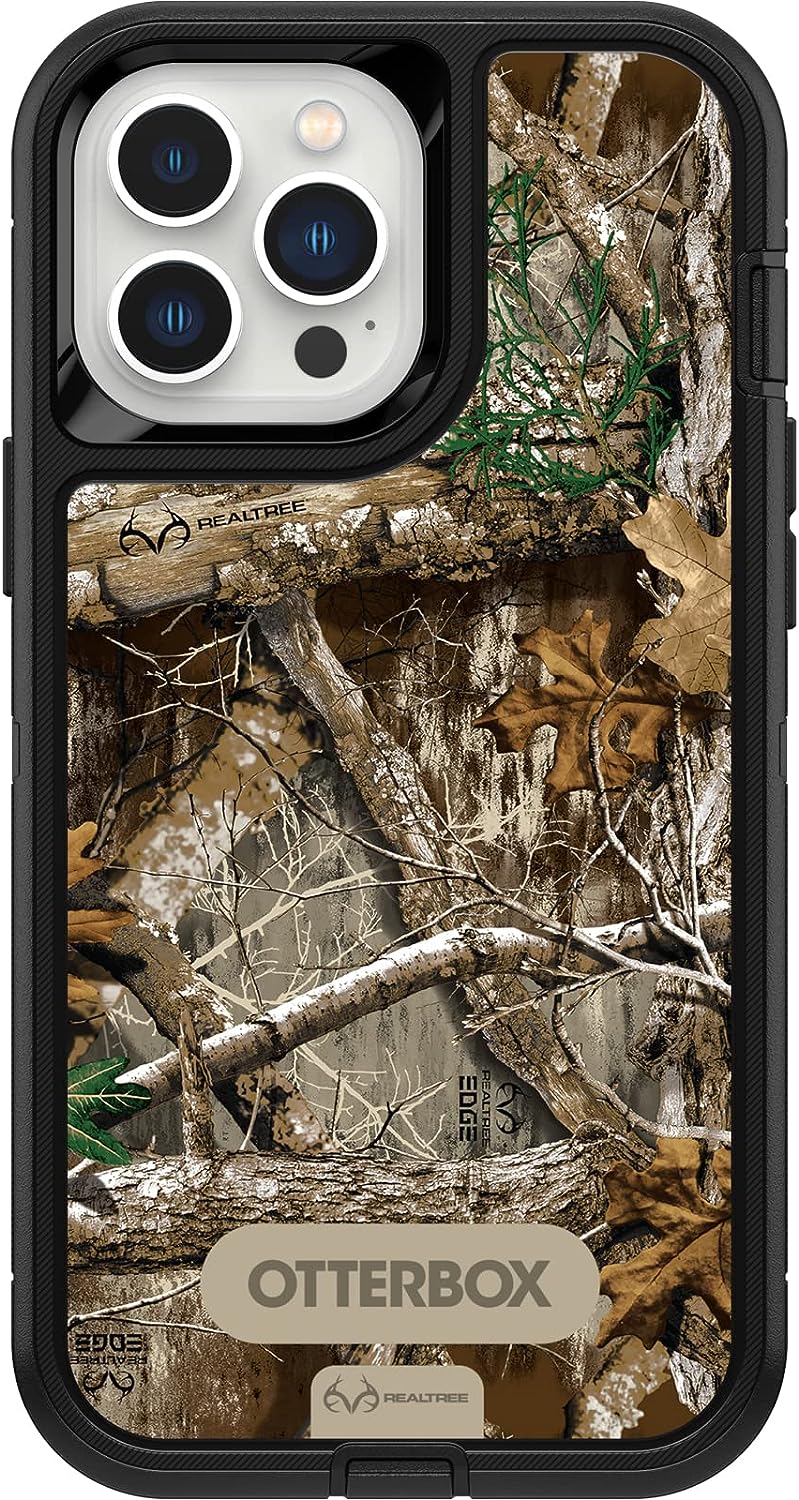 OtterBox DEFENDER SERIES Case for iPhone 12 Pro Max - RealTree Edge Black (Certified Refurbished)