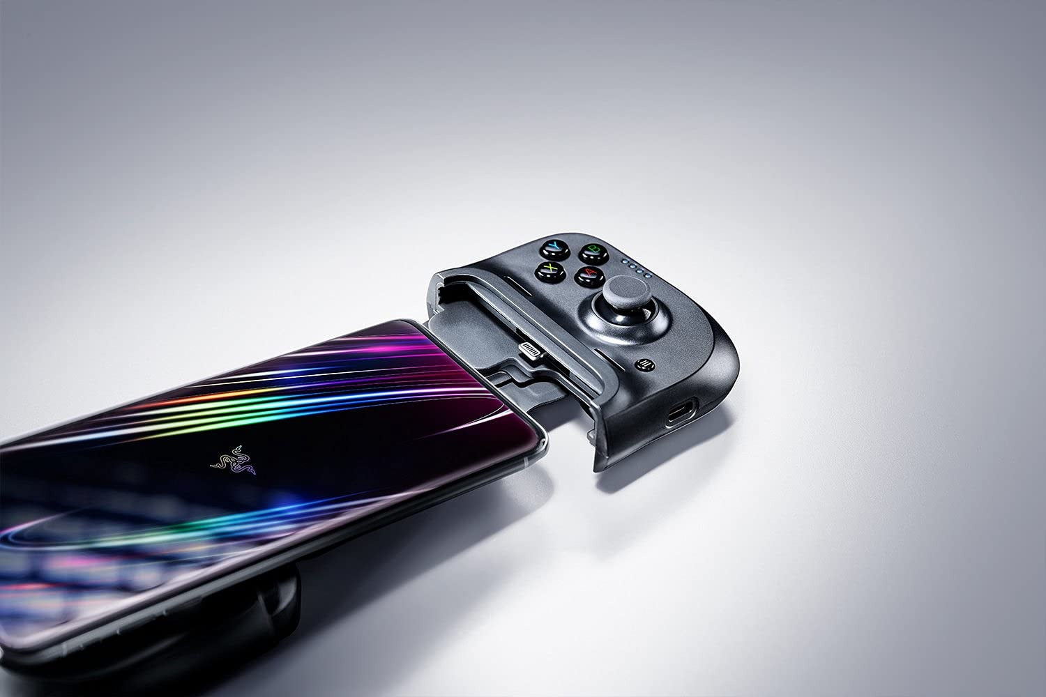 Razer Kishi Mobile Game Controller Gamepad for iOS Works w/Most Apple iPhones -Black (Renewed)