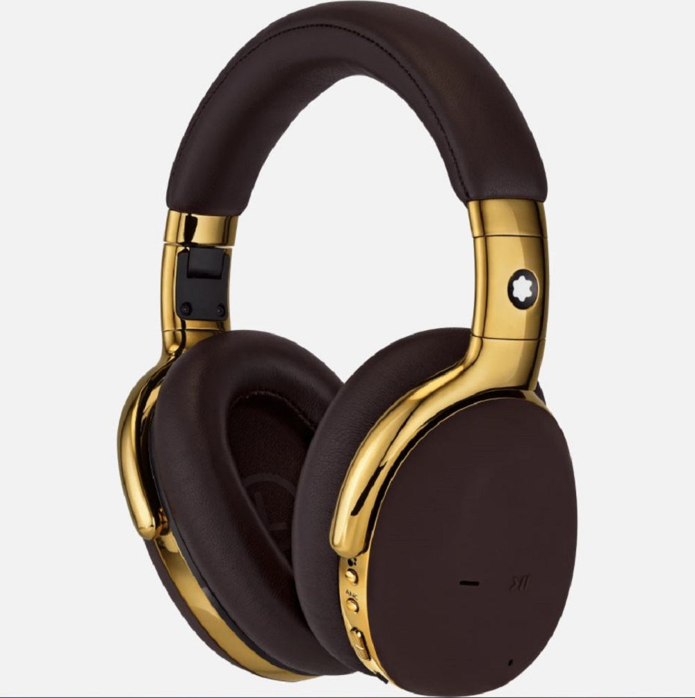 Montblanc Wireless Headphones MB 01 with Google Assistant - Brown (New)