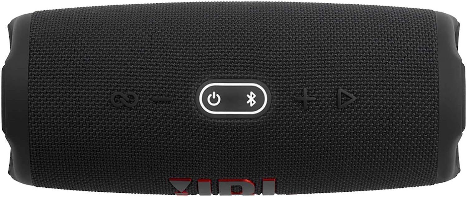 JBL Charge 5 Waterproof Wireless Portable Bluetooth Speaker w/ Powerbank - Black (Renewed)