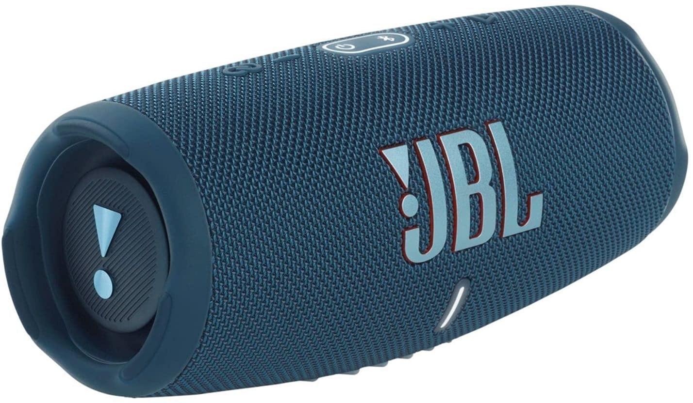 JBL CHARGE 5 Waterproof Wireless Portable Speaker with USB Powerbank - Blue (Certified Refurbished)