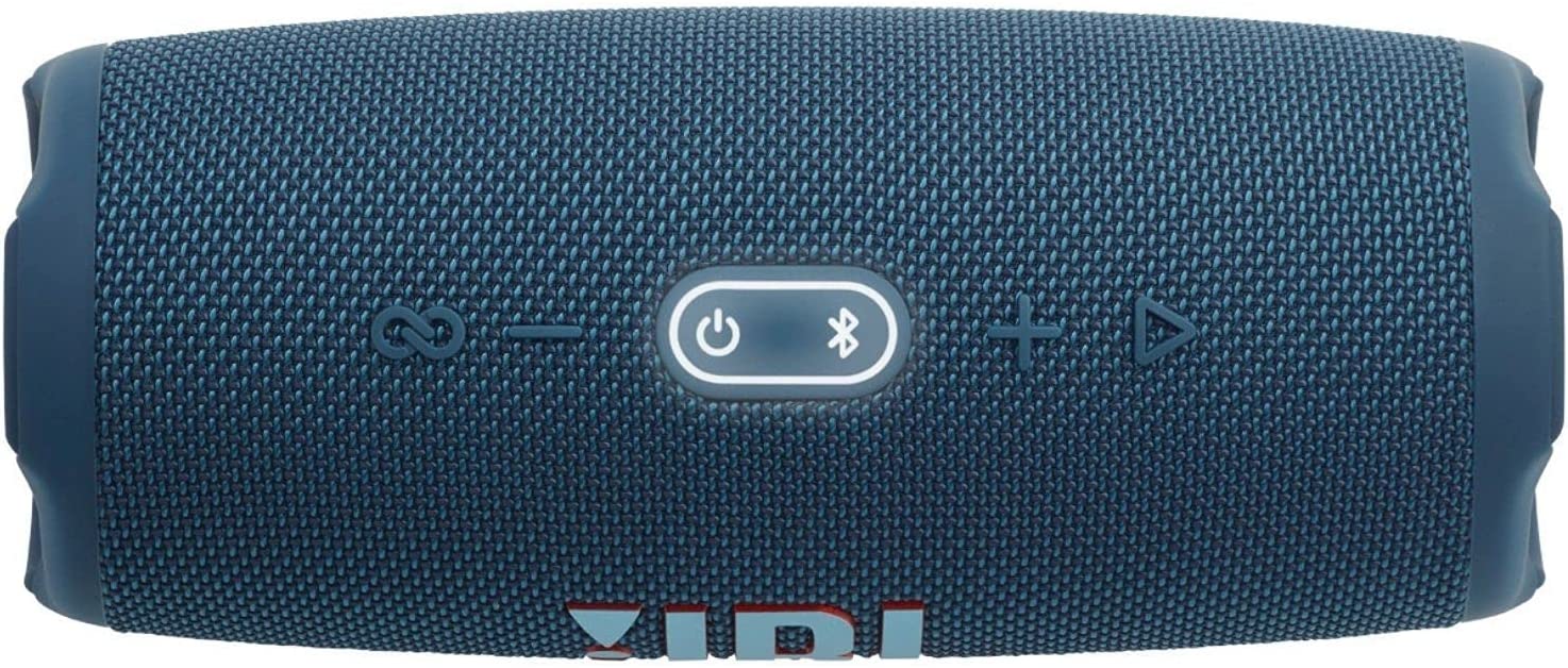 JBL CHARGE 5 Waterproof Wireless Portable Speaker with USB Powerbank - Blue (Renewed)
