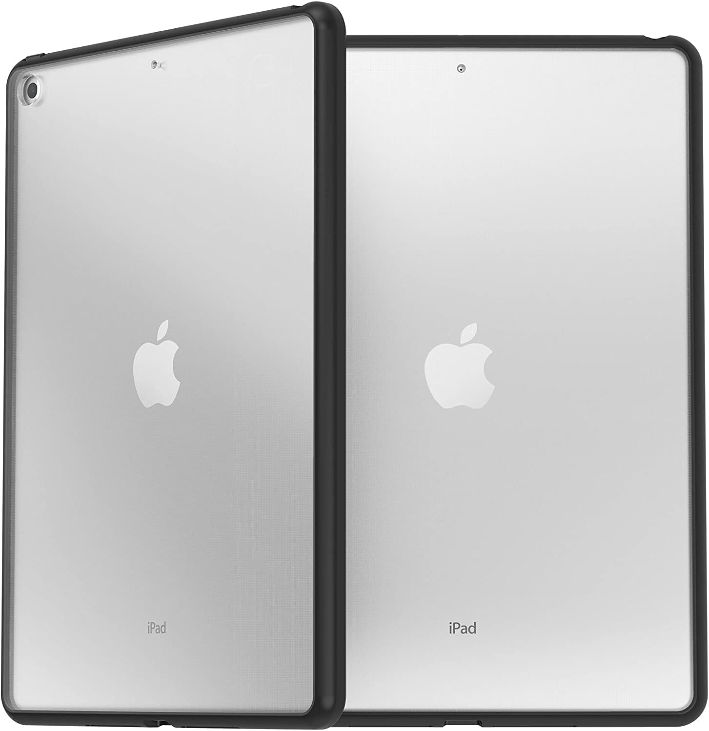 OtterBox REACT SERIES Case for iPad (7th & 8th gen) - Black Crystal (Clear/Black) (Certified Refurbished)