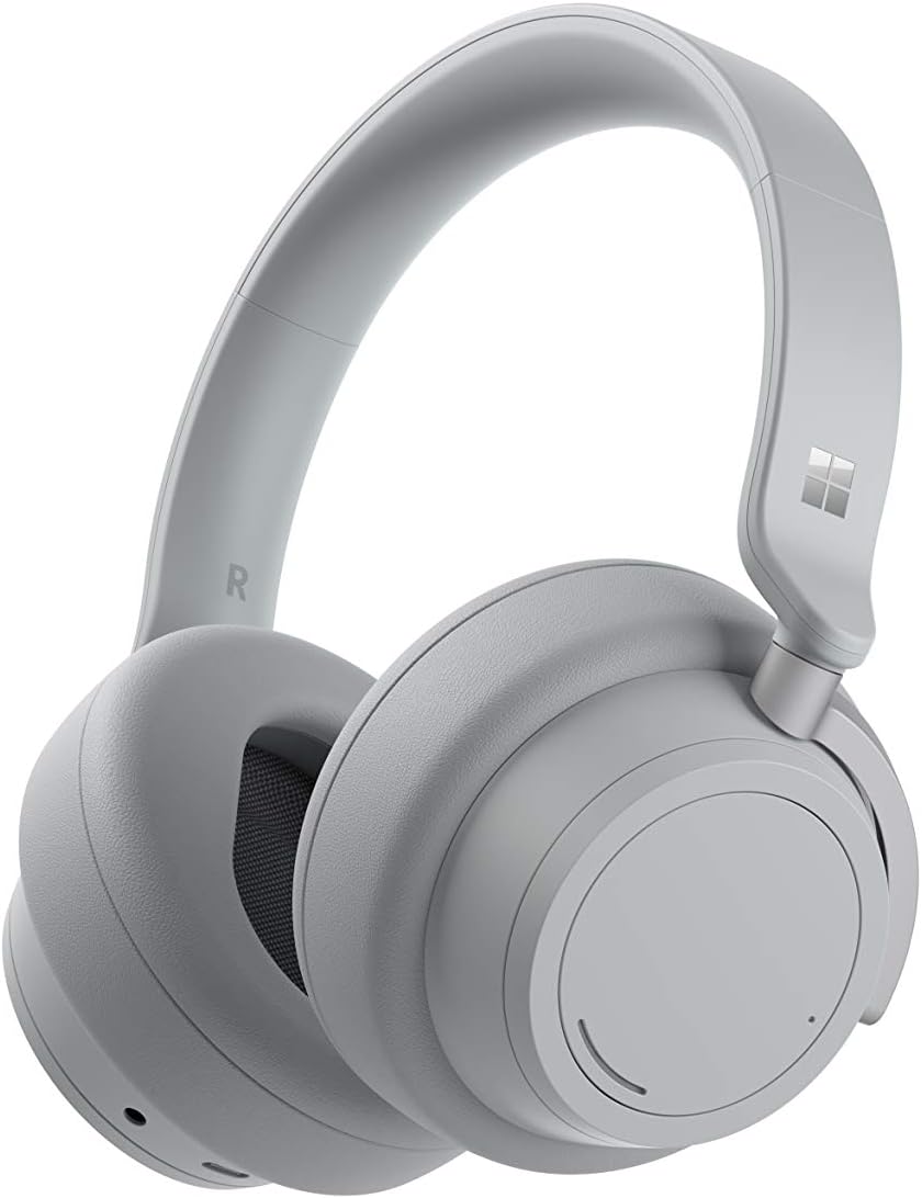 Microsoft Surface Headphones 2 Wireless Noise Cancelling Over Ear - Light Gray (Renewed)