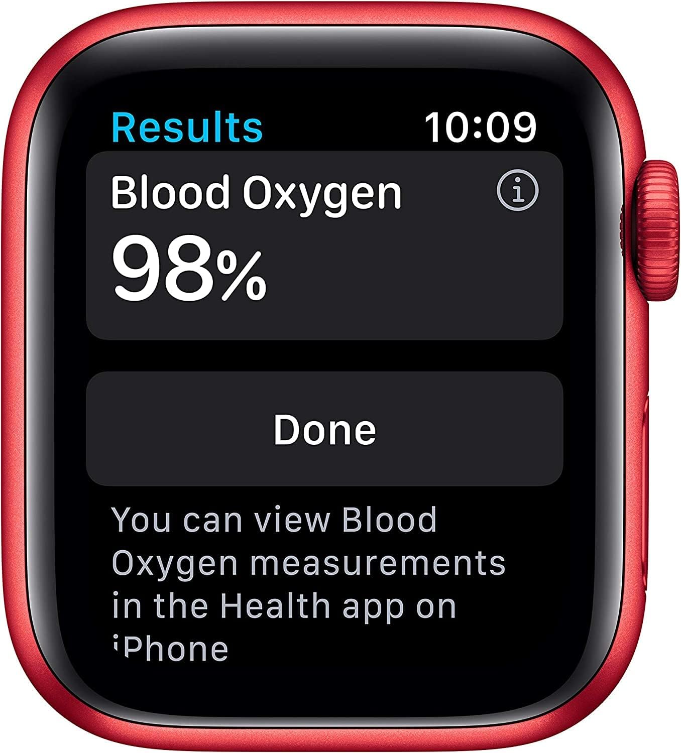 Apple Watch Series 6 (GPS + LTE) 44mm (PRODUCT)RED Aluminum Case & Red Sport Band (Renewed)