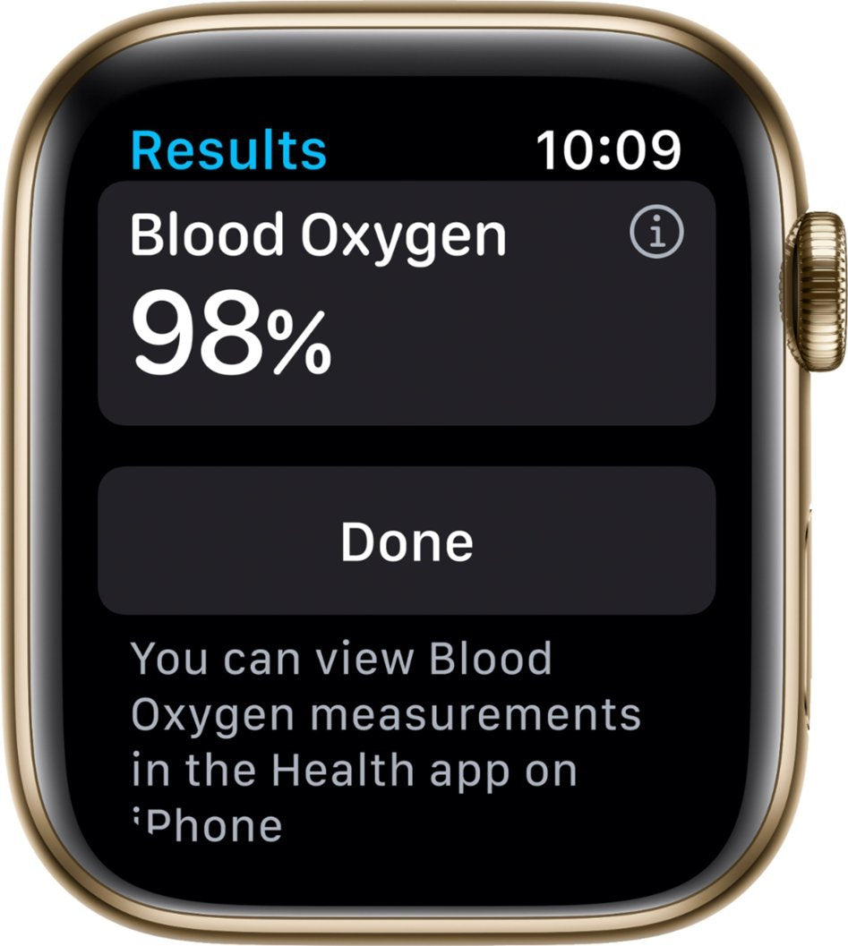 Apple Watch Series 6 (GPS + LTE) 44mm Gold Stainless Steel Case & Gold Milanese Loop (Renewed)